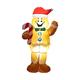 Tanant Christmas Inflatable LED Gingerbread Man Airblown Decoration,Blow Up Lighted Gingerbread Man,Inflatable LED Gingerbread Man,Holiday Christmas LED Lights Blow Up Decoration