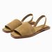 Zara Shoes | Nwt Zara Flat Leather Sandals With Heel Strap Sandy Brown - Ref 2643/110 7.5, 8 | Color: Tan | Size: Various