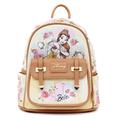 Disney Bags | Disney Princess Beauty & The Beast Belle Mini Backpack Princess Belle Backpack | Color: Brown/Yellow | Size: 11"H X 8.5"W X 4