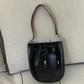 Burberry Bags | Burberry London Leather Drawstring Shoulder Bag | Color: Black | Size: Os