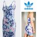 Adidas Dresses | 34) Adidas Tie Dyed Bodycon Mini Dress Size S Nwt | Color: Blue/Pink | Size: S