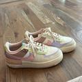 Nike Shoes | Nike Air Force 1 Shadow Cashmere/Pure Violet/Pink Oxford/Pale Coral, Size 9.5. | Color: Pink/Yellow | Size: 9.5