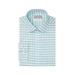 Michael Kors Shirts | Michael Kors Men's Regular Fit Stretch Check Dress Shirt Green Size 32x33 | Color: Green | Size: 32