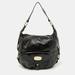 Michael Kors Bags | Michael Kors Black Patent Leather Fulton Hobo | Color: Black | Size: Os