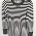 J. Crew Sweaters | J. Crew Cashmere Blend Grey Stripe Long Sleeve Sweater | Color: Gray/White | Size: M