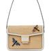 Kate Spade Bags | Nwt Kate Spade Katy Dragonfly Embellished Straw Medium Shoulder Bag | Color: White | Size: Os