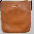 Coach Bags | Nwot Authentic Coach Messenger Crossbody Shoulder Bag | Color: Brown/Gold | Size: 7 3/4" (L) X 8 3/4" (H) X 1" (W)