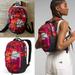 The North Face Bags | North Face Borealis Mini Backpack In Fiery Red Abstract Black/Pink/Orange/White | Color: Black/Pink | Size: Os