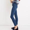 Madewell Jeans | Madewell Pull On Blue Denim Freeburg Wash Skinny Jeans 27 | Color: Blue | Size: 27