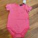 Ralph Lauren One Pieces | Nwt- Ralph Lauren Onesie-Size 18months-Pink And White Stripes. So Cute! | Color: Pink/White | Size: 18mb