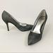 Nine West Shoes | Ninewest Flax Pointed Toed Silver Sparkle Pump 7 | Color: Black/Silver | Size: 7