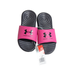 Under Armour Shoes | Nwt Under Armour Girl's Ansa Fix Slide Sandals Pink Black - Size 4y New | Color: Black/Pink | Size: 4g