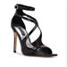 Nine West Shoes | Nine West Women's Tulah Ankle Strap Sandals Black Size 8m Nib | Color: Black | Size: 8m