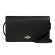 Coach Bags | Coach Pebble Leather Anna Foldover Crossbody Clutch, Black | Color: Black | Size: Os