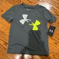 Under Armour Shirts & Tops | Nwt Boys Underarmour Tshirt Size 5 | Color: Gray | Size: 5b