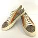 Madewell Shoes | Madewell Sidewalk Low-Top Sneakers In Spotted Calf Hair Size 8.5 | Color: Brown/Cream | Size: 8.5