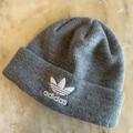 Adidas Accessories | Nwot Adidas Beanie Gray Embroidered Unisex Beanie Hat | Color: Gray/Red | Size: Os