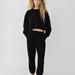 Zara Tops | Nwot Zara Basic Crop Sweatshirt | Color: Black | Size: M