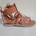 Free People Shoes | Free People Vacation Day Wrap Gladiator Boho Coastal Leather Sandal Size 38-7/8 | Color: Tan | Size: 8