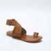 Free People Shoes | Nwob Free People Nassau Wrap Sandal / Tan 38.5 | Color: Tan | Size: 39.5