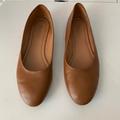 Madewell Shoes | Madewell Reid Ballet Flat, Cognac, Sz 8.5 | Color: Brown | Size: 8.5