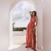 Free People Dresses | Free People Serenity Maxi Dress Size M. B13 | Color: Orange | Size: M