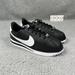 Nike Shoes | Nike Cortez Leather Gs 5 Y 5y Shoes Black White Basic Running Classic Og Kids Sl | Color: Black/White | Size: 5
