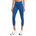 Nike Pants & Jumpsuits | Nike Womens Plus Cropped Leggings Size 2x Blue Msrp $50 | Color: Blue | Size: 2x