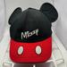 Disney Accessories | Mickey Mouse Hat | Color: Black/Red | Size: Os