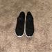 Nine West Shoes | Nine West Slip On Sneakers With Black Rhinestones | Color: Black/White | Size: 7