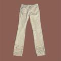 Free People Jeans | Free People Women’s Mid-Rise Slim Fit Straight Leg Jeans In Beige Sz 26 | Color: Tan | Size: 26