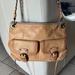 Coach Bags | Gorgeous Coach Distressed Tan Leather Crossbody Or Shoulder Bag | Color: Tan | Size: Os