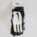 Nike Accessories | Nike D-Tack Lineman Padded Football Gloves N.Fg.21.118 Size M White Black | Color: Black/White | Size: M