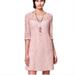 Anthropologie Dresses | Maeve Anthro Lefkara Pink Lace Lined Shift Dress Sz: Med Nwot | Color: Pink | Size: M