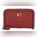 Coach Bags | Nwt Coach Leather Small Braided Card Case | Color: Orange/Red | Size: See Listings Details