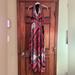 Nine West Dresses | Nine West Size 4 Sleeveless Open Shoulder Black/Cream/Reds Patterned Maxi Dress | Color: Black/Red | Size: 4