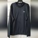 Under Armour Shirts | Men's Under Armour Golf Coldgear Sweatshirt Size Large | Color: Black/Gray | Size: L