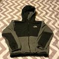 The North Face Jackets & Coats | Gray And Black North Face Fleece Jacket | Color: Black/Gray | Size: S (7/8)