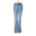 J.Crew Jeggings - High Rise Boot Cut Boyfriend: Blue Bottoms - Women's Size 26 - Light Wash