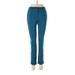 White House Black Market Dress Pants - Mid/Reg Rise Boot Cut Boot Cut: Teal Bottoms - Women's Size 00