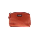 Calvin Klein Leather Clutch: Orange Bags