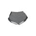 Nike Athletic Shorts: Gray Color Block Activewear - Women's Size X-Large