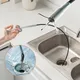 Outil de dragage de tuyau d'égout pour évier de cuisine nettoyeur de canalisation de douche