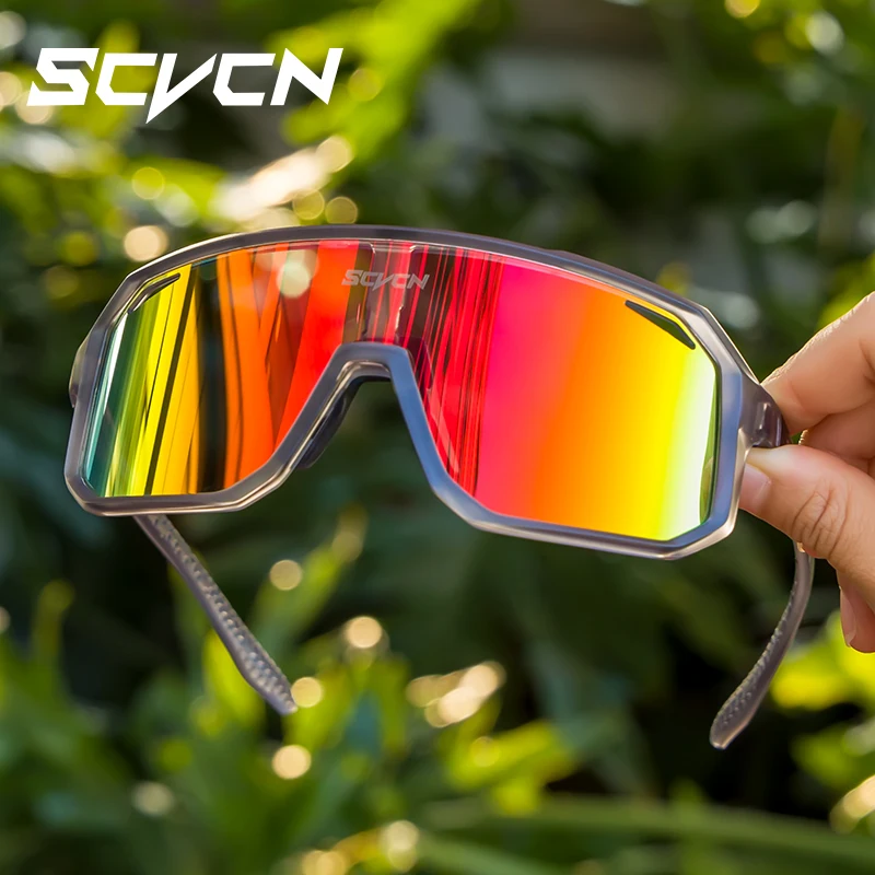 SCVCN lunettes de cyclisme mode lunettes de soleil pour hommes vtt vélo route lunettes de vélo lunettes de Cycle sport UV400 chasse conduite