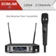 SOMLIMI-Microphone sans fil professionnel 135G4 9000/KSM9 un récepteur un émetteur UHF famille