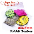 Royal Sissi-Pack de 3 bandes de lapin pour la pêche à la mouche pack de 3/5/8mm