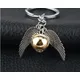 Porte-clés Harry Potter Snitch pendentif en alliage figurine d'action jouets modèles à