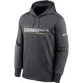 NIKE Herren Kapuzensweat Seattle Seahawks Nike Therma Pullover Hoodie, Größe M in Dunkelblau