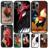 Custodia per telefono Chicken Big Rooster per iPhone 15 14 SE 2020 XR XS 11 12 13 Mini Pro MAX 6 7 8