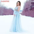 Angepasst Schwangere Plus Frauen Abendkleider Vestido De Festa A-linie Prom Kleid Spitze Perlen Robe De Soiree V-ausschnitt Kleid